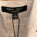 Romeo + Juliet Couture COPY - Button Front Linen Blend Jumpsuit Size Lg-NWTS Photo 4