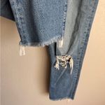 Levi's Levi’s Premium Mid Wash Blue Denim Wedgie Straight Leg Jeans Women 29 Distressed Photo 4