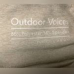 Outdoor Voices 7/8 Tri-Tone Leggings in Desert/ Oatmeal/Cloud Size S Photo 5