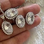NWT Elegant .925 Italian Silver Jewelry Set with Cubic Zirconia * Photo 10