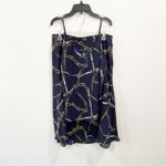 Banana Republic  NWT Chain Print Satin Tank & Midi Skirt Set Old Money Chic Photo 3