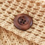 BEIGE BUTTONED WRAP TURTLENECK SWEATER Size undefined Photo 7