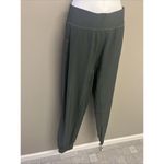 Halara  Women’s Dark Green Pull-on high Waist Elastic Waistband Joggers- XL Photo 2
