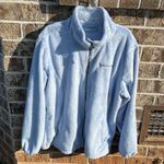 Free Country Baby Blue Plush Fluffy Jacket Womens Large Photo 7