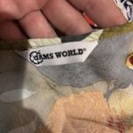 Jams World  Hibiscus Palm Sleeveless Tank Top Women's‎ Medium Floral Tropical Photo 3