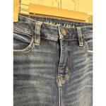 American Eagle  Dark Wash Denim Size 2 Distressed High Waisted‎ Skinny Jeans Photo 4