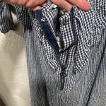 American Eagle  Blue Gingham Off The Shoulder Dress Size XL NWT Photo 5