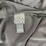 Clara Sun Woo Black Cold Shoulder Sharkbite Hem Tunic Top S Photo 5