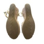 Mudd Y2k Women's Size 9.5 M Cream Bow Coquette Boho 3.5 Wedge Sandals Photo 6