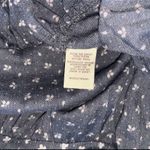 Hem & Thread Tiered ‘Denim Blue’ White Floral Cut Out Back Mini Dress  Sm Cotton Photo 5