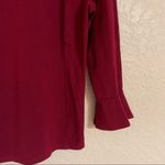 Talbots 𝅺 Maroon / Burgundy Long‎ Sleeve Tunic - Medium Photo 7