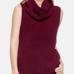 Vince Camuto Two By  Women’s Vest Chunky Waffle Knit Turtleneck Size Small NWOT Photo 0