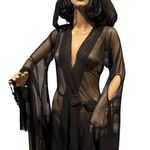 WASSA Sheer Elegance Long in black Robe Sexy Top size XS Photo 7