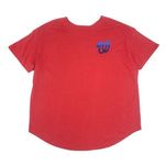 Majestic MLB Washington Nationals Women's Short Sleeve Bi-Blend Graphic Print Tee, M Photo 0