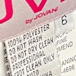 Jovani JVN  Womens Formal Dress 6 Cocktail Holiday Party Velvet Retro Embroider Photo 15