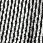 Kate Hill Women’s Cropped Pants Gray White Striped Seersucker Trousers Size 10 Photo 6