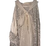 Calvin Klein Sequin Dress Halter Neck Sleeveless Party Sparkle Size S Photo 5