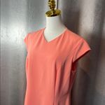ESCADA peach coral pink vintage elegant dress. order(40) Orange Size 42 Photo 3