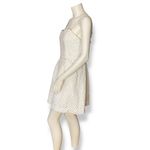 Moulinette Soeurs Anthropologie Marli Dress Cream Jacquard Optional Straps Sz 10 Photo 3