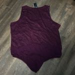 Torrid  Lace Corset Seamed Lace-Up Bodysuit Purple‎ Size 5X NWT Photo 6