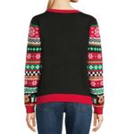 No Boundaries NWOT  Reindeer Sweater - Black, Red, Green SZ-S Photo 1