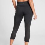 Athleta Mesh Contender Capri Sz S Black Athletic Capris Leggings Photo 2