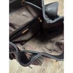 BOYATU Pebbled Black Leather Gold Hardware Convertible Zip Backpack Purse Photo 10