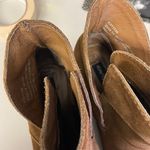 Adam Tucker ‎ Ankle Boots Brown Leather Heel Western Style Size 9 Photo 4