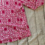 Vineyard Vines ‎ Performance Sz Large Pink White Medallion Quarter Zip Pullover Photo 5