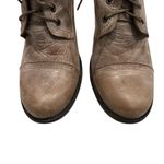 Steve Madden Grannie Distressed Leather Combat Boots, Sz 11 Photo 5