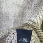 Aerie  Sweater Womens S Cream Longline Raglan Sleeve Pullover Knit Cozy Neutral Photo 4