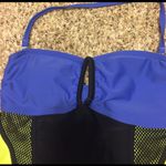 ❤️ Sporty Neon One Piece Swimsuit Blue Size XS Photo 1