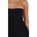 Susana Monaco NWT 
Aimee Wide Leg Tube Jumpsuit Black Sz Large $168 Photo 3