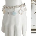 Luna Norte Silver Boho Chic Multi Stone Charms Bracelet Photo 1