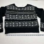 Sam Edelman  Women Boat Neck Long Sleeve Allover Print Sweater Size Medium NEW‎ Photo 7