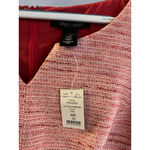 White House | Black Market Women's Coral Tweed Shift Dress Size 10 Photo 2