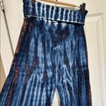 Roll Over Waist Tie Dye Wide Leg Pants Size Medium W 12.5 Photo 6