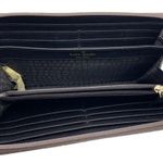 Kate Spade New York Glitter Silver Grey Zip Around Wallet Photo 5