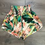 Aerie Offline High Waist Smocked Lined Floral Active Shorts Pockets Size XS Photo 2