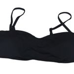 ANDIE Swim The Rio Top Black Bikini Bandeau Adjustable L Photo 0