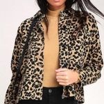 Leopard Print denim jacket Black Photo 0