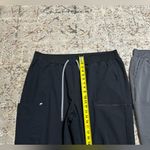Fabletics  jogger scrub pants bundle of 2 pair size 3X gray black Photo 7