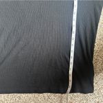 A New Day 🦋 Black Short Sleeve Tee Comfy Casual Ribbed Stretch Classic Neutral Photo 5