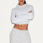 SKIMS Cotton Jersey Classic Short in Light Heather Grey, Size Small Photo 2