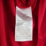 Connected Apparel  Little Red Holiday Festive Cold Shoulder Dress Size 8 Photo 9