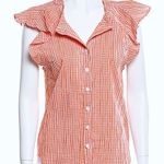 Koch Orange Check Augustus Top Photo 3