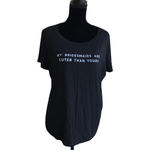 Forever 21  Women Tee Size 2X Bride Top Black My Bridesmaids Are Cuter Than Yours Photo 1