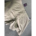 Gloria Vanderbilt New  size 18 Brown Pockets Pleated Chino Shorts Free Shipping Photo 5