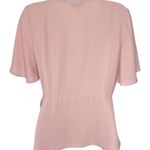Shinestar Short Sleeve V Neck Wrap Top Photo 2