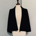 Kasper Separates Womens Black Shawl Collar Cropped Blazer Jacket Size 8 Photo 4